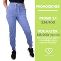 PANTALON JOGGER ANTIFLUIDO UNISEX RIPHOLIA CELESTE