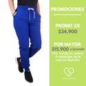 PANTALÓN JOGGER ANTIFLUIDO UNISEX RIPHOLIA AZUL REY