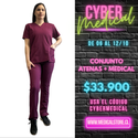 Conjunto Antifluido Burdeo Hero  (Atenas + Medical)