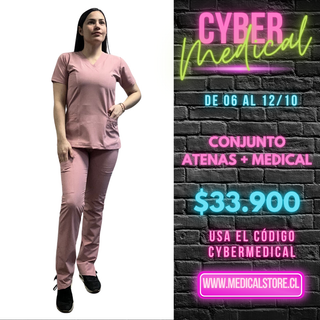 Conjunto Antifluido Palo Rosa Hero (Atenas + Medical)