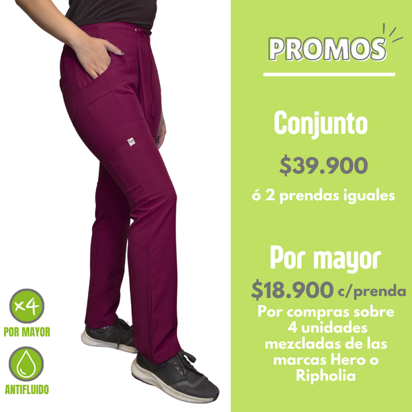 PANTALÓN  BURDEO HERO ATENAS