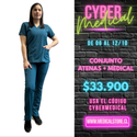 Conjunto Antifluido Verde Petroleo Hero (Atenas + Medical)