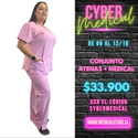 Conjunto Antifluido Rosa Bebe Hero (Atenas + Medical)