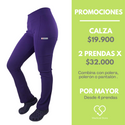 PANTALÓN SPANDEX RIPHOLIA MORADO