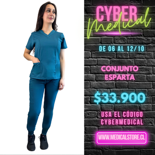 Conjunto Antifluido Jogger  Verde Petroleo Hero Esparta