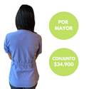 POLERA MUJER RIPHOLIA ANTIFLUIDOS CELESTE 2310