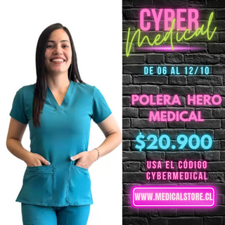 Top Antifluido Turquesa Hero Medical