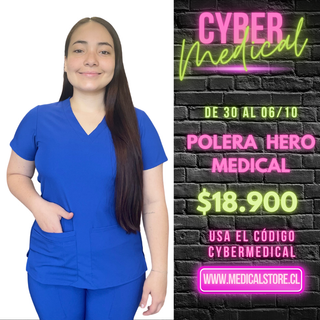 TOP  AZUL REY HERO MEDICAL