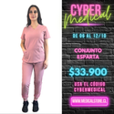 Conjunto Antifluido Jogger Palo Rosa Hero Esparta