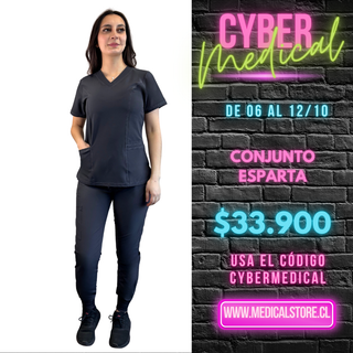 Conjunto Antifluido Jogger Gris Hero Esparta
