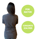 POLERA MUJER RIPHOLIA ANTIFLUIDOS GRIS ACERO 2317