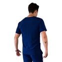 POLERA HOMBRE ANTIFLUIDO AZUL MARINO MODELO MADRID