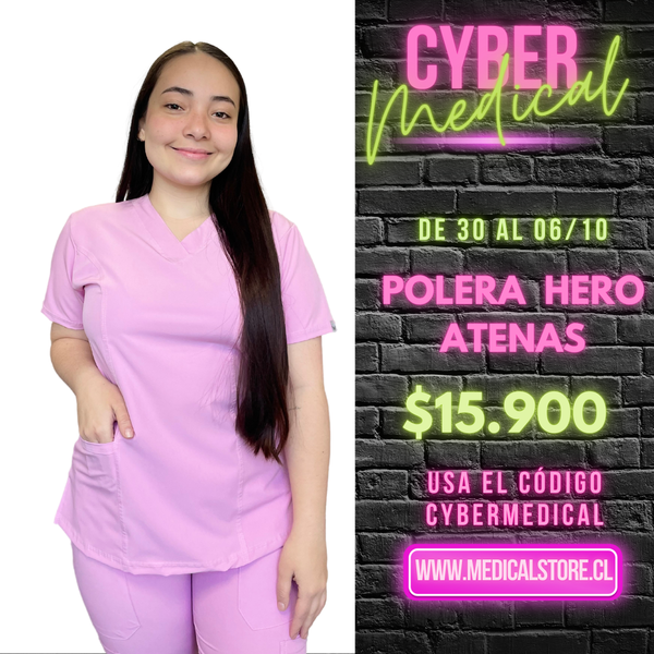 TOP ROSA BEBE HERO ATENAS