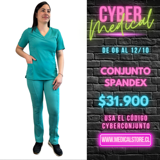 Conjunto Spandex Turquesa