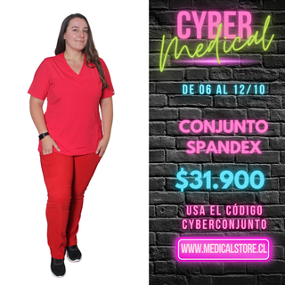 Conjunto Spandex Rojo
