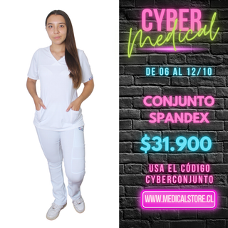 Conjunto Spandex Blanco