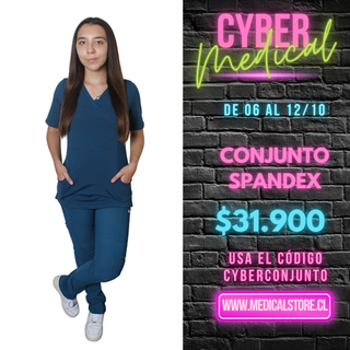 Conjunto Spandex Verde Petroleo