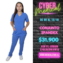 Conjunto Spandex Celeste