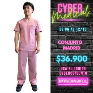 Conjunto Antifluido Hombre Palo Rosa Madrid