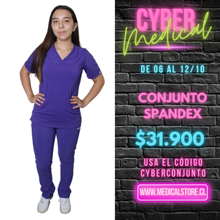 Conjunto Spandex Morado