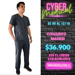 Conjunto Antifluido Hombre Gris Modelo Madrid