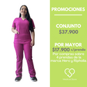 CONJUNTO ANTIFLUIDOS FUCSIA (PANTALON MEDICAL RECTO)