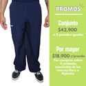 PANTALÓN RECTO ANTIFLUIDO UNISEX RIPHOLIA AZUL MARINO