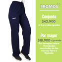 PANTALÓN RECTO ANTIFLUIDO UNISEX RIPHOLIA AZUL MARINO