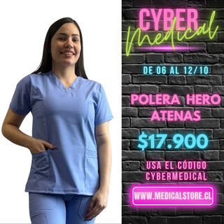 Top Antifluido Celeste Hero Atenas