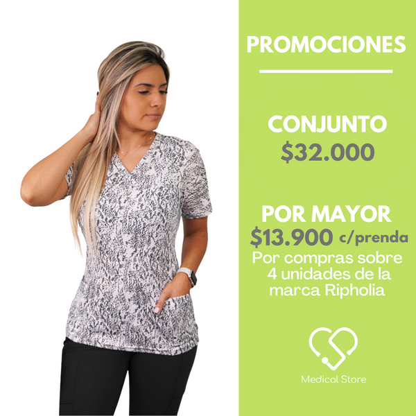 POLERA LYCRA RIPHOLIA BLANCO 2342