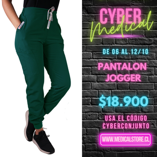 Pantalón Recto Antifluido Unisex Ripholia Verde Botella