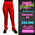 Pantalon Antifluidos PM Rojo