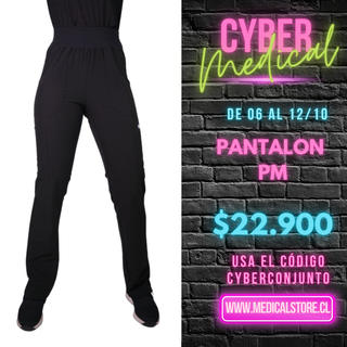 Pantalon Antifluidos PM Negro