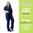 CONJUNTO ANTIFLUIDOS AZUL MARINO PANTALON MEDICAL RECTO_uniformes_clinicos_trajes_clinicos_providencia