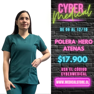Top Antifluido Verde Botella Hero Atenas