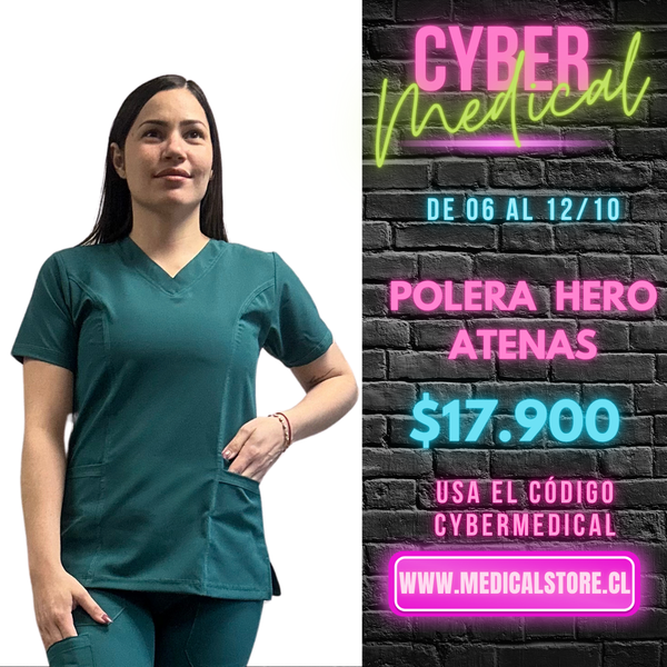 Top Antifluido Verde Botella Hero Atenas