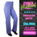 Pantalón Recto Antifluidos Unisex Ripholia Celeste
