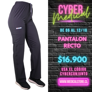 Pantalón Recto Antifluidos Unisex Ripholia Gris Acero