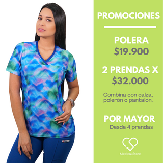 POLERA LYCRA CELESTE 2335