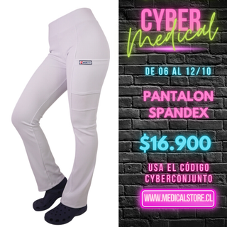 Pantalón Spandex Ripholia Blanco