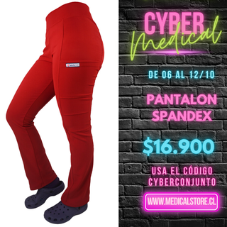 Pantalón Spandex Ripholia Rojo