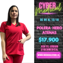 Top Antifluido Rojo Hero Atenas