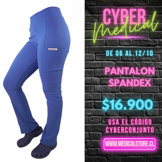 Pantalón Spandex Ripholia Celeste