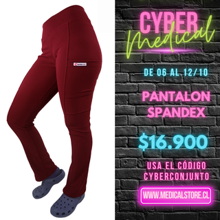 Pantalón Spandex Ripholia Guinda