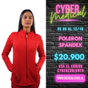 Polerón Spandex Ripholia Rojo