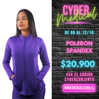 Polerón Spandex Ripholia Morado