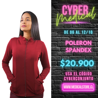 Polerón Spandex Ripholia Burdeo