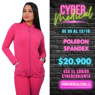 Polerón Spandex Ripholia Fucsia