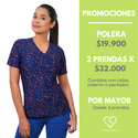 POLERA LYCRA AZUL REY 2445