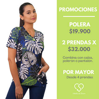 POLERA LYCRA AZUL MARINO 2446